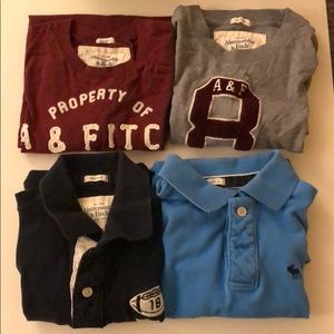 abercrombie & Fitch men’s t shirt and polo bundle